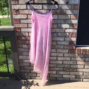 Pimkie Dresses - Vintage Pimkie Pink Floral Slip Dress Pimkie Dresses - Vintage Pimkie Pink Floral Slip Dress